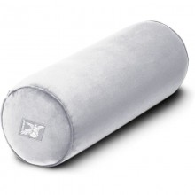 Серая вельветовая подушка для любви «Liberator Retail Whirl»,, из материала Ткань, длина 91 см.