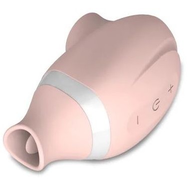 Нежно-розовый клиторальный стимулятор 2-в-1 «Small Fish», Vandersex VA-VCS-SMALLFISH-Pink, из материала Силикон, длина 8.5 см.