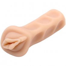 Реалистичный мастурбатор-вагина «Abby Kitty» для мужчин, общая длина 12.5 см, Chisa CN-102659643, из материала T-Skin, длина 12.5 см.