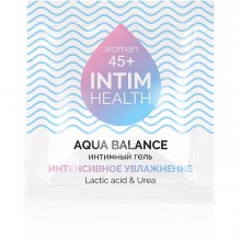 Интимный гель на водной основе «Intim health Aqua balance» для интенсивного увлажнения, 3 гр., Биоритм lb-31002t, 3 мл.