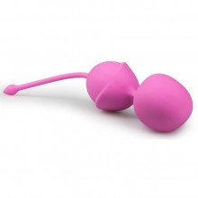 Вагинальные шарики «Pink Double Vagina Balls» цвет розовый, длина 19.5 см.