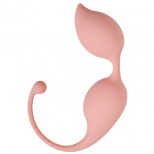 Вагинальные шарики «Lota Lyra» со смещенным центром тяжести, цвет персиковый, Le Frivole Costumes 06146, коллекция Lyra Collection, длина 20.5 см.