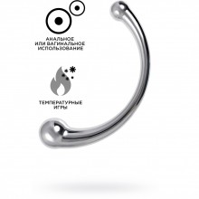 Двусторонний металлический дилдо «Metal by Toyfa», 21 см, 717182-S, длина 21 см.