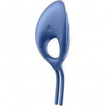 Эрекционное виброкольцо «Swordsman», цвет синий, Satisfyer 4018409BLU