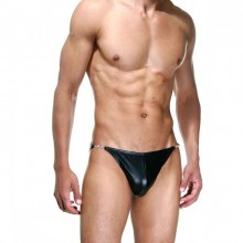 Гладкие черные мужские трусы-слипы, размер S/M, La Blinque LBLNQ-15370-SM