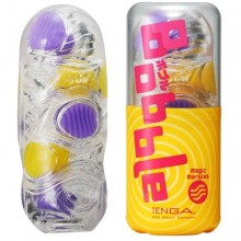 Мастурбатор с рельефными шариками «Bobble Magic Marbles», цвет прозрачный, Tenga BOB-002, длина 14 см.