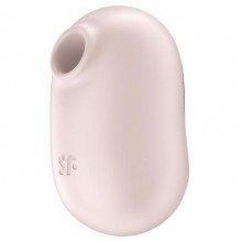 Вакуумно-клиторальный стимулятор «Pro To Go 2» с вибрацией, цвет бежевый, Satisfyer 4045115
