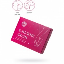 Карточная игра для пар «Близкие люди», Штучки-дрючки 698000, из материала картон