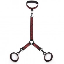 Ошейник и манжеты на запястья «Sweet Anticipation» из экокожи, цвет красный, Fifty Shades of Grey 83673