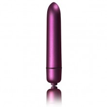 Фиолетовая вибропуля «Climaximum Jolie», общая длина 8 см, Rocks-Off 10BVAZ, из материала пластик АБС, длина 8.8 см.