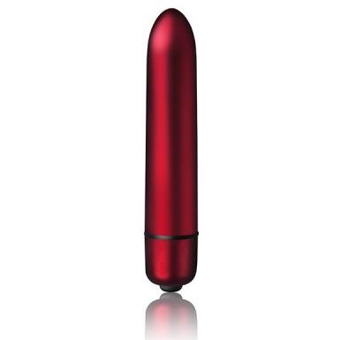 Мини-вибратор «Truly Yours Scarlet Velvet red», красный, длина 9 см, Rocks Off 10RO90SV, из материала пластик АБС, длина 9 см.
