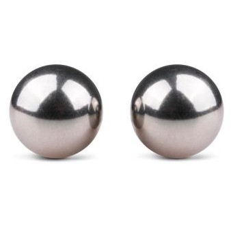 Стальные вагинальные шарики «Easytoys Silver Ben Wa Balls», серебристые, диаметр 1.9 см, EDC Collections ET076SIL, диаметр 1.9 см.