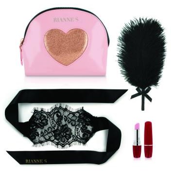 Набор женский с косметичкой «Kit d'Amour Pink/Gold» Rianne S E27850, со скидкой