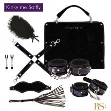 БДСМ-набор женский в черном цвете «Kinky Me Softly»
