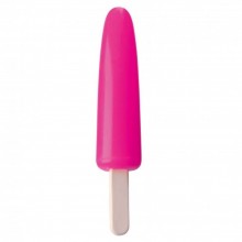 Розовый фаллоимитатор «iScream Dildo» в виде мороженого, общая длина 22.5 см, Love to Love 6031117, из материала Силикон, длина 22.5 см.