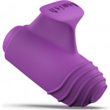 Фиолетовый вибростимулятор на пальчик «Bteased Basic Orchid», длина 5 см.