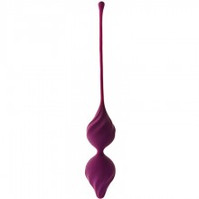Вагинальные шарики «Alcor», цвет фиолетовый, диаметр 3 см, Le Frivole Costumes 06151, из материала силикон, длина 21 см.