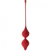 Вагинальные шарики «Alcor lyra», цвет бордовый, Le Frivole Costumes 06152, из материала силикон, длина 21 см.