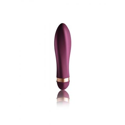 Небольшой стильный вибратор для женщин «Climaximum Ardor» с вибрацией и пульсацией, общая длина 13 см, Rocks-Off 10TVAZ, цвет фиолетовый, длина 13 см.