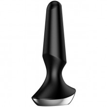 Анальная пробка с вибрацией «Satisfyer Plug Ilicious 2» цвет черный, длина 14 см.