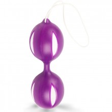Интимные шарики с петелькой, цвет фиолетовый , Brazzers BRBT001PUR, из материала ПВХ, длина 10.5 см.