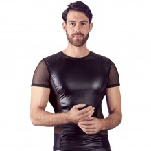 Черная мужская футболка с сеткой «Nek», размер XL, Orion 21614001731