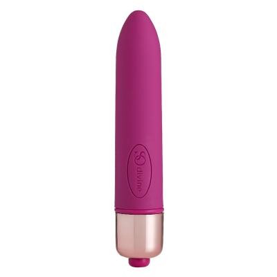 Мини-вибратор «Afternoon delight Bullet Vibrator», цвет розовый, So divine J600D02, длина 9 см.