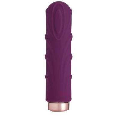 Мини-вибратор «Love sexy Silky Touch Vibrator», цвет фиолетовый, So divine J20093PURPLE, из материала силикон, длина 9.5 см.
