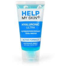 Суперувлажняющая гель-маска для лица «Help my skin hyaluronic», Биоритм LB-25027, 60 мл.
