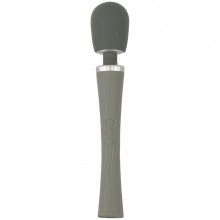 Вибромассажер «Super Strong Wand Vibrator», цвет серый, Baile 5508090000, из материала Пластик АБС, длина 29.7 см.