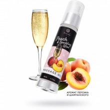Массажное масло «Secret play» с ароматом персика и шампанского, 100 мл, Secret play 3682, 50 мл.