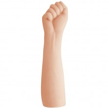 Фаллоимитатор для фистинга «Iron fist» в виде руки с кистью, телесный, Baile BW-007039R, из материала TPR, длина 36 см.