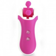Стимулятор клитора «Clitella» со сменными насадками для вращения, цвет розовый, FeelzToys FLZ-E27867