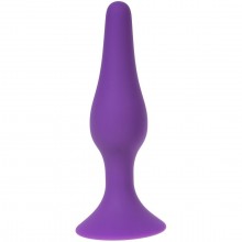 Cиликоновая анальная пробка размера XL, цвет фиолетовый, OYO OYO - Softpurple XL, длина 15 см.
