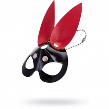 Сувенир маска «Зайка-брелок», цвет черно-красный, СК-Визит Ситабелла 4063, длина 11 см.