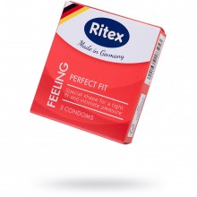 Презервативы «Ritex FEELING №3», анатомической формы с накопителем, 18,5 см, Ritex 2003