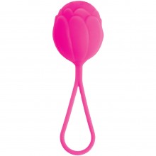 Вагинальный шарик с петлей, розовый, OEM No Name 351036, из материала Силикон, длина 10.5 см.