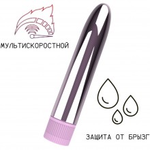 Мультискоростной пластиковый вибратор, розовый, Свободный Ассортимент 3313-04, из материала пластик АБС, длина 14 см.