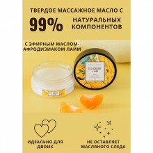 Твердое массажное масло «Pleasure Lab Refreshing» манго и мандарин, 50 мл.