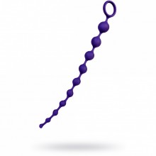 Анальная цепочка «ToDo Grape», силикон, фиолетовая, ToyFa 356005, коллекция ToDo by Toyfa, длина 35 см.