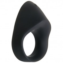 Черное эрекционное кольцо с вибрацией «Zero Tolerance Night Rider», Evolved ZE-RS-3411-2, из материала силикон, длина 6.7 см.