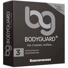 Классические гладкие презервативы «Bodyguard №3», длина 18 см.