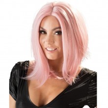 Женский парик средней длины «Wig Bob Pink» с розовыми локонами, Orion 7001930000