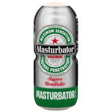 Стилизованный под пивную банку мастурбатор-вагина «Vagina Beer Masturbator», Adrien Lastic 70348, из материала TPE, длина 16 см.