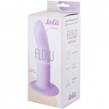Гибкий нереалистичный дилдо «Flow Emotional Purple», цвет фиолетовый, материал силикон, Lola Games Lola Toys 2040-01lola, длина 13 см.