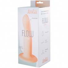 Нереалистичный дилдо на присоске «Flow Stray Flesh», цвет телесный, материал силикон, Lola Games Lola Toys 2041-03lola, длина 16.6 см.