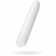 Белая вибропуля «Shake», 9 см, Eromantica 230209, из материала пластик АБС, длина 9 см.