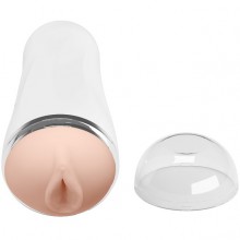 Мастурбатор вагина в колбе «Trish», цвет телесный, материал ТПР, Baile BM-00900T66, длина 18.5 см.