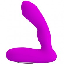 Вибромассажер простаты «Piper», цвет фиолетовый, материал силикон, Baile BI-040111, коллекция Pretty Love, длина 11.7 см.