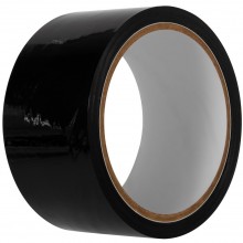 Бондажная лента для бдсм «Black Bondage Tape», цвет черный, материал пвх, Evolved EN-BD-8287-2, 2 м.